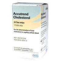 Roche Accutrend Cholesterol Test Strips  25 per Box-Part Number-383-547 - Opthalmoscopes